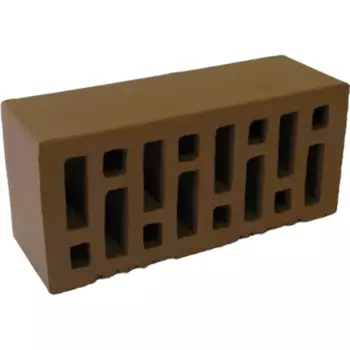 Кирпич облицовочный М125 коричневый ПКЗ 250x120x88 мм 1.4 НФ