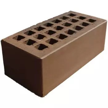 Кирпич облицовочный M125 шоколад 250x120x65 мм 1.4НФ