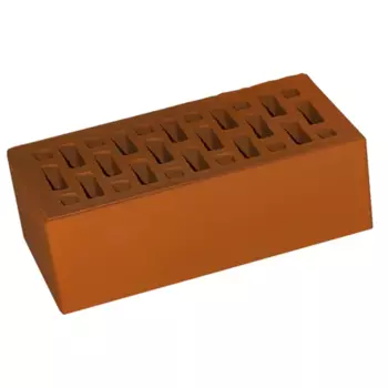 Кирпич облицовочный Новомосковск М150 красный гладкий 250x120x88 мм 1.4 НФ