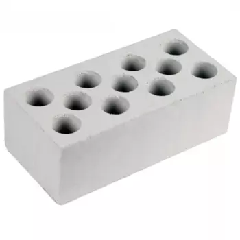 Кирпич облицовочный утолщенный М150 белый 250x120x88 мм 1.4 НФ