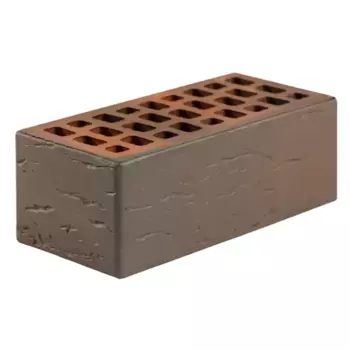 Кирпич облицовочный Volgabrick М 200 флэш горизонтальный рустик 250x120x88 мм 1.4 НФ