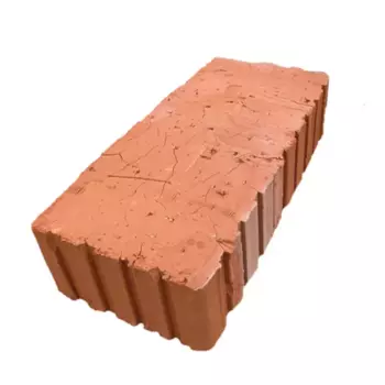 Кирпич рядовой полнотелый М100 красный рифленый 250x120x65 мм 1 НФ