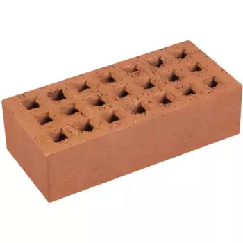 Кирпич рядовой пустотелый Кемма М150 красный 250x120x65 мм 1 НФ