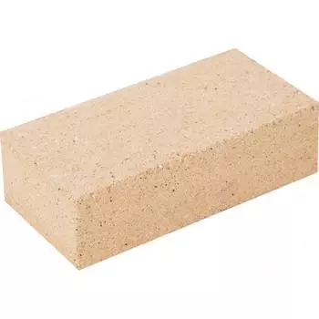 Кирпич шамотный Новомосковск ШБ-5 светло-желтый 230x114x65 мм