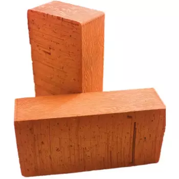 Кирпич строительный полнотелый М150 красный ПКЗ 250x120x65 мм