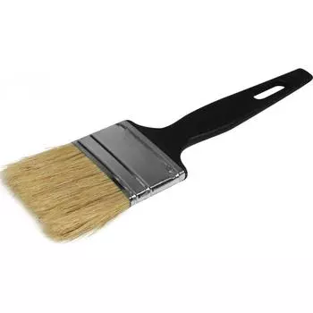 Кисть флейцевая для водных красок Сибртех 50 мм натуральная щетина