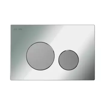 Клавиша смыва AM.PM Tech L I049032LM, пневматическая, пластик, цвет хром никель