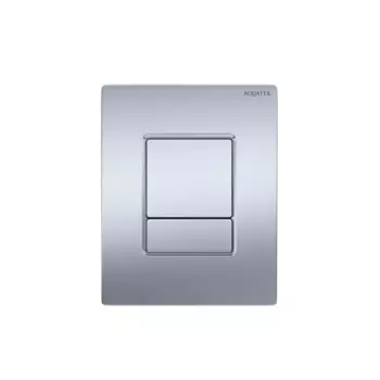 Клавиша смыва для инсталляции Aquatek PNN-0000003, пневматическая, пластик, цвет хром матовый