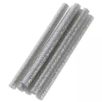 Клеевые стержни 8x100 мм серебряные 6 шт.