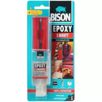 Клей эпоксидный Bison Epoxy 5 Min, 24 мл