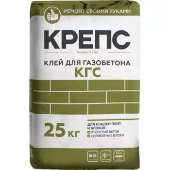 Клей для блоков Крепс КГС 25 кг