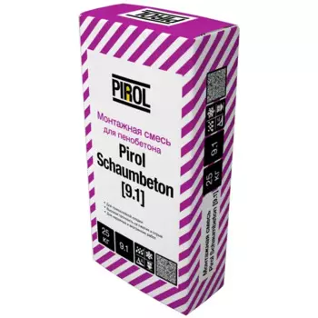 Клей для блоков Pirol Shaumbeton 9.1 25 кг