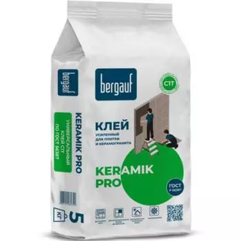 Клей для керамогранита Bergauf Keramik Pro 5 кг