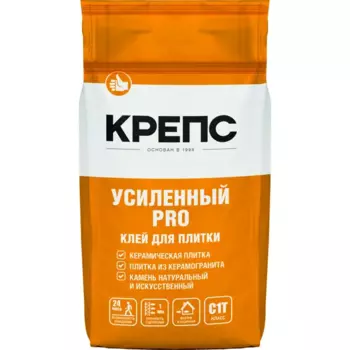 Клей для плитки Крепс Усиленный Pro 5 кг