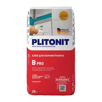 Клей для плитки Plitonit B Pro 25 кг