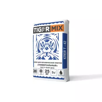Клей для плитки Tigermix Т-42 (С1 T) 25 кг