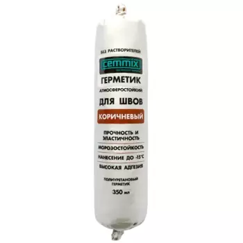Клей-герметик для швов Cemmix 350 мл коричневый