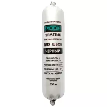 Клей-герметик для швов Cemmix 350 мл черный