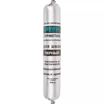 Клей-герметик для швов Cemmix 600 мл черный