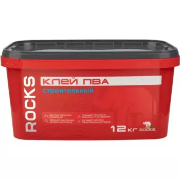 Клей ПВА Строительный Rocks 12 кг