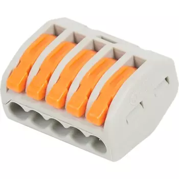Клемма соединительная TDM СК-415 5-х проводная 2.5 мм 85 шт.