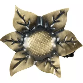 Клипса Цветок металл цвет золото