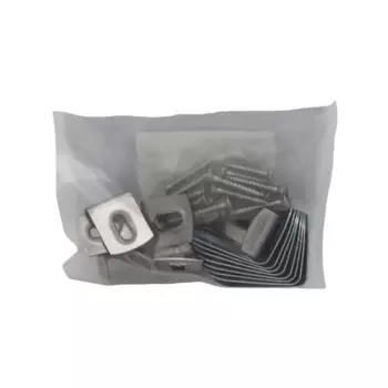 Клипса для террасной доски CM №7 сталь цвет хром 10 шт.