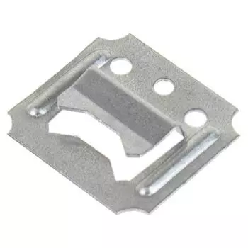 Кляймеры оцинкованные №2 (с гвоздями), 100 шт.