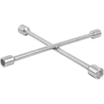 Ключ баллонный крестообразный Сибртех 14257 1/2 дюйма 17x19x21 мм длина 220 мм