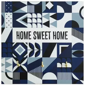 Ключница Sweet Home цвет синий 12x12см