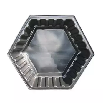 Клумба садовая Ромб большой 90x90x29 см цвет черный