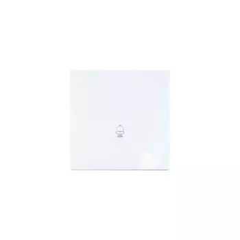 Кнопка для дверного звонка проводная Lezard Zima цвет белый