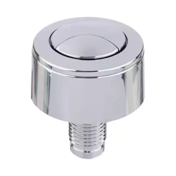 Кнопка смыва для бачка унитаза двойная Monlid хром