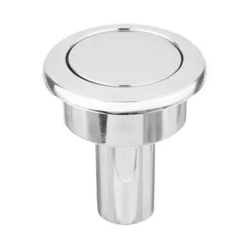 Кнопка смыва для бачка унитаза одинарная Monlid хром