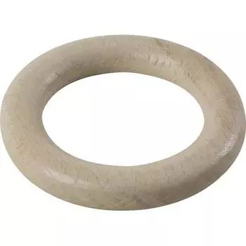 Кольцо с крючком D28 мм цвет белёный дуб