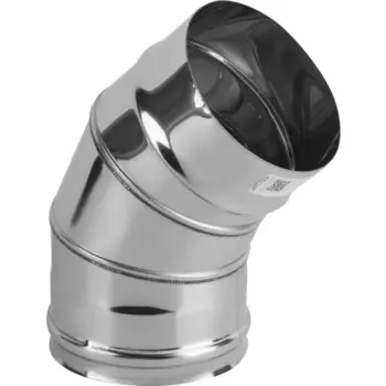 Колено 3 секции Металлик и Ко угол 135 (430/0.5 мм) D120 мм