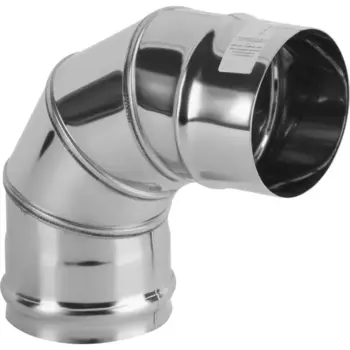 Колено 4 секции Металлик и Ко угол 90 (430/0.8 мм) D115 мм