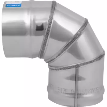 Колено Corax 90° D115 мм 430/0.8 мм
