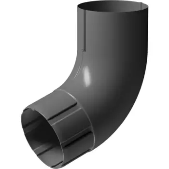 Колено Dacha Stal 72 градуса 90 мм серый