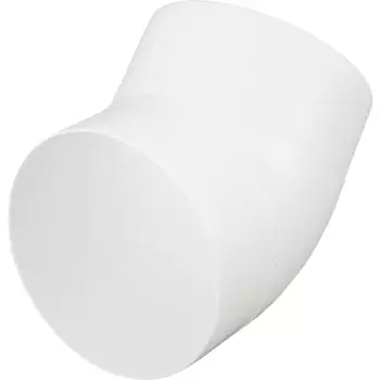 Колено для круглых воздуховодов Equation D100 мм 45 градусов пластик