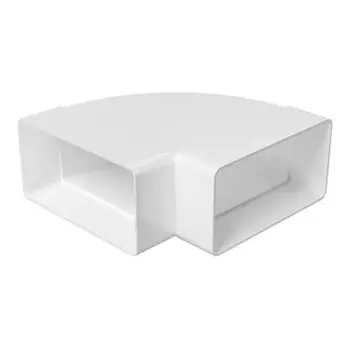 Колено горизонтальное Fonet 55x110 мм 90 градусов пластик