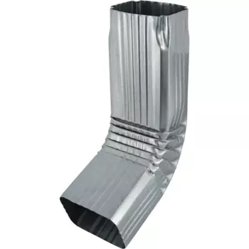 Колено прямоугольное 60° 76x102 мм оцинкованное