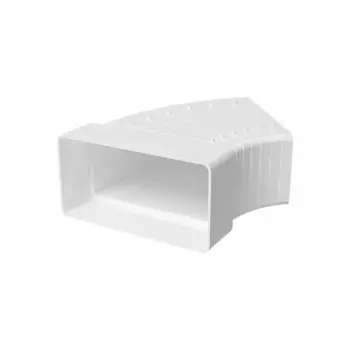 Колено разноугловое Fonet 55x110 мм пластик