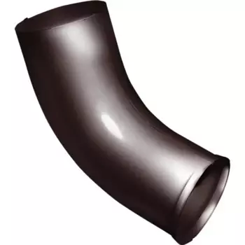 Колено стока GL PE 90 мм цвет шоколад