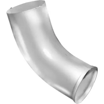 Колено стока GL PE 90 мм цвет сигнальный белый