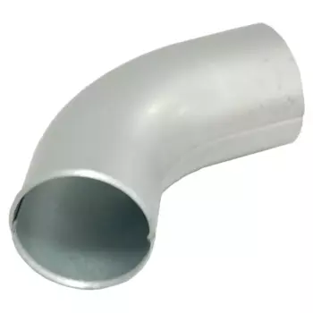 Колено стока РЕ 90 мм оцинкованный