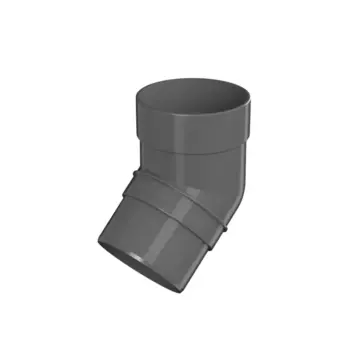 Колено Технониколь Оптима 135° 120 мм серый