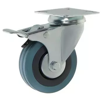 Колесо NF-0130, 75 мм поворотное с тормозом