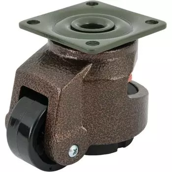 Колесо поворотное, без тормоза 3004А 60 мм, до 150 кг, цвет коричневый