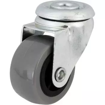 Колесо поворотное, без тормоза 3010А 50 мм, до 15 кг, цвет серый